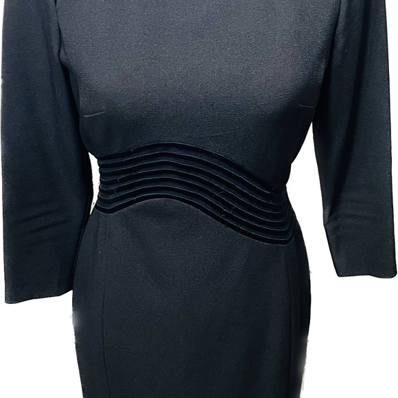 Antonio Melani Timeless Black Tailored Fit Black Dress Sz 2 - Picture 8 of 9